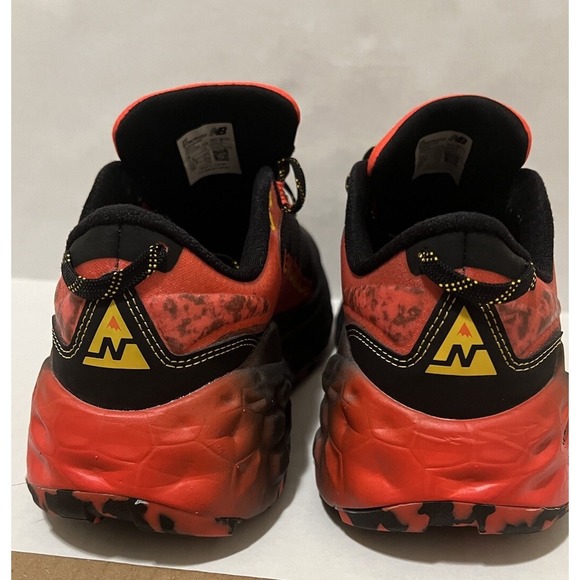 WORN TWICE - New Balance Fresh Foam x More Trail v2 - Black / Red Size 8 WIDE 2E - Picture 13 of 14